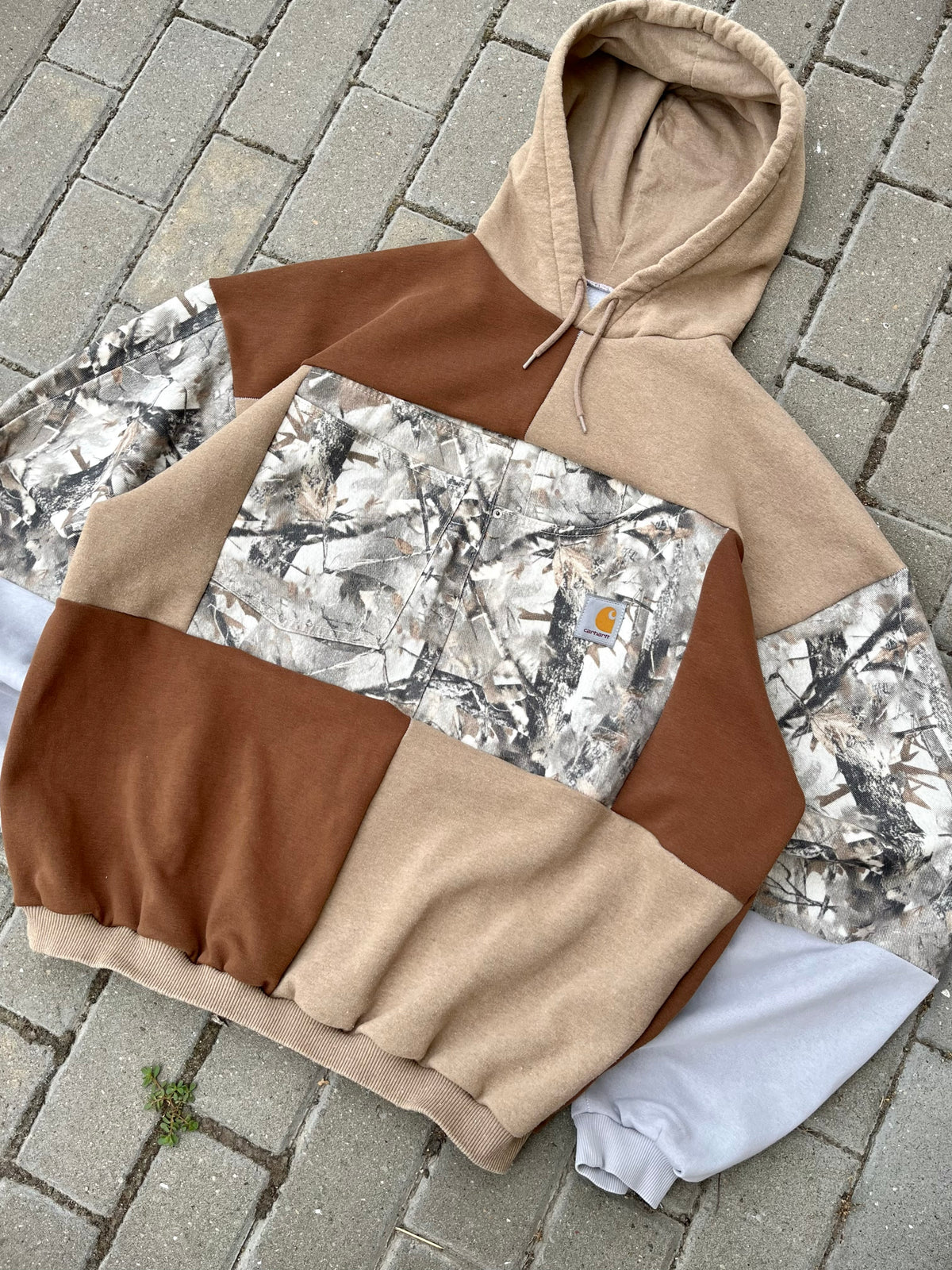 'PATCHWORK' HOODIE (XL)
