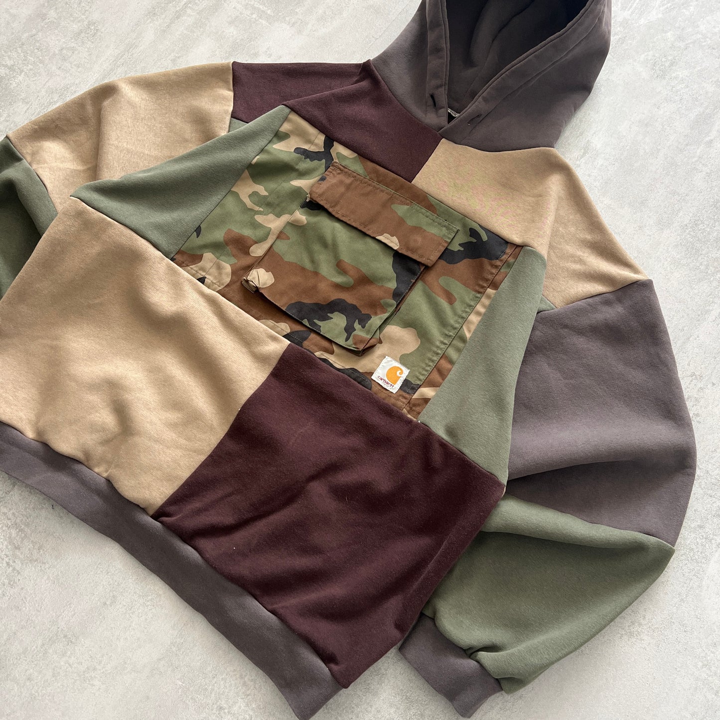 'PATCHWORK' HOODIE (XL)