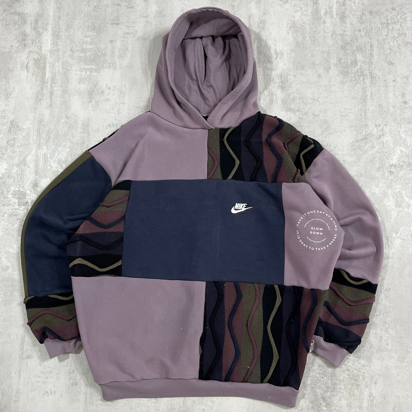 'PATCHWORK' HOODIE (XL)