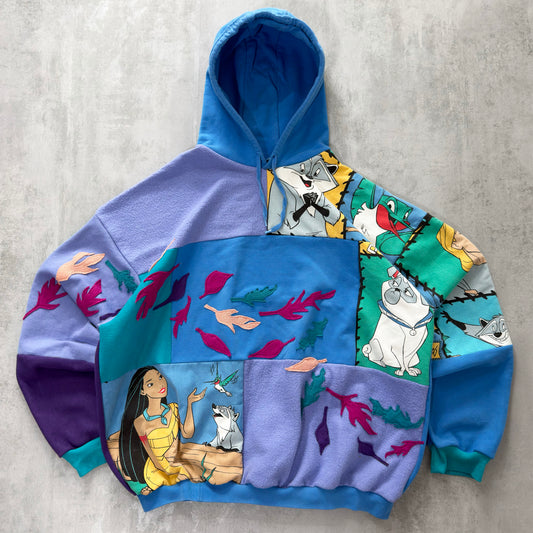 'POCAHONTAS' PATCHWORK HOODIE (XXL)