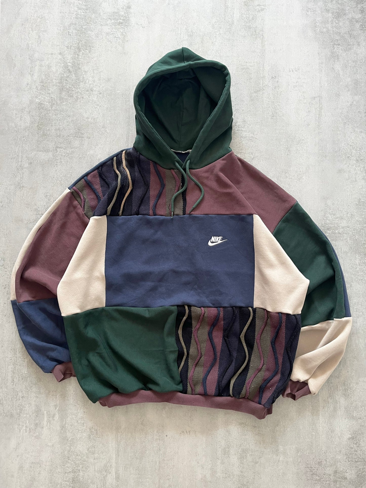 'PATCHWORK' HOODIE (XL)