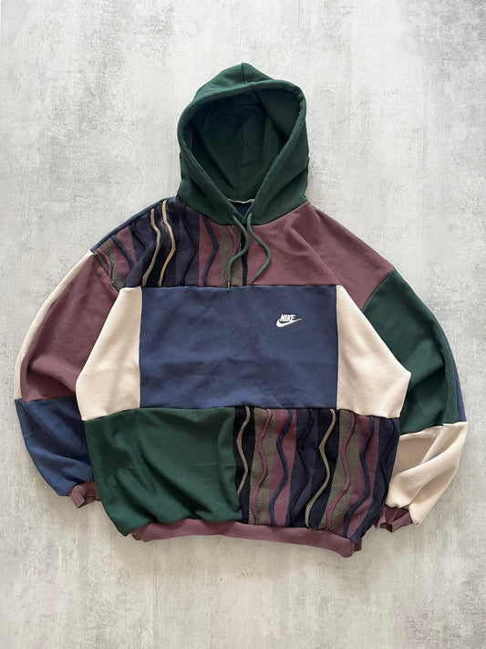 'PATCHWORK' HOODIE (XL)