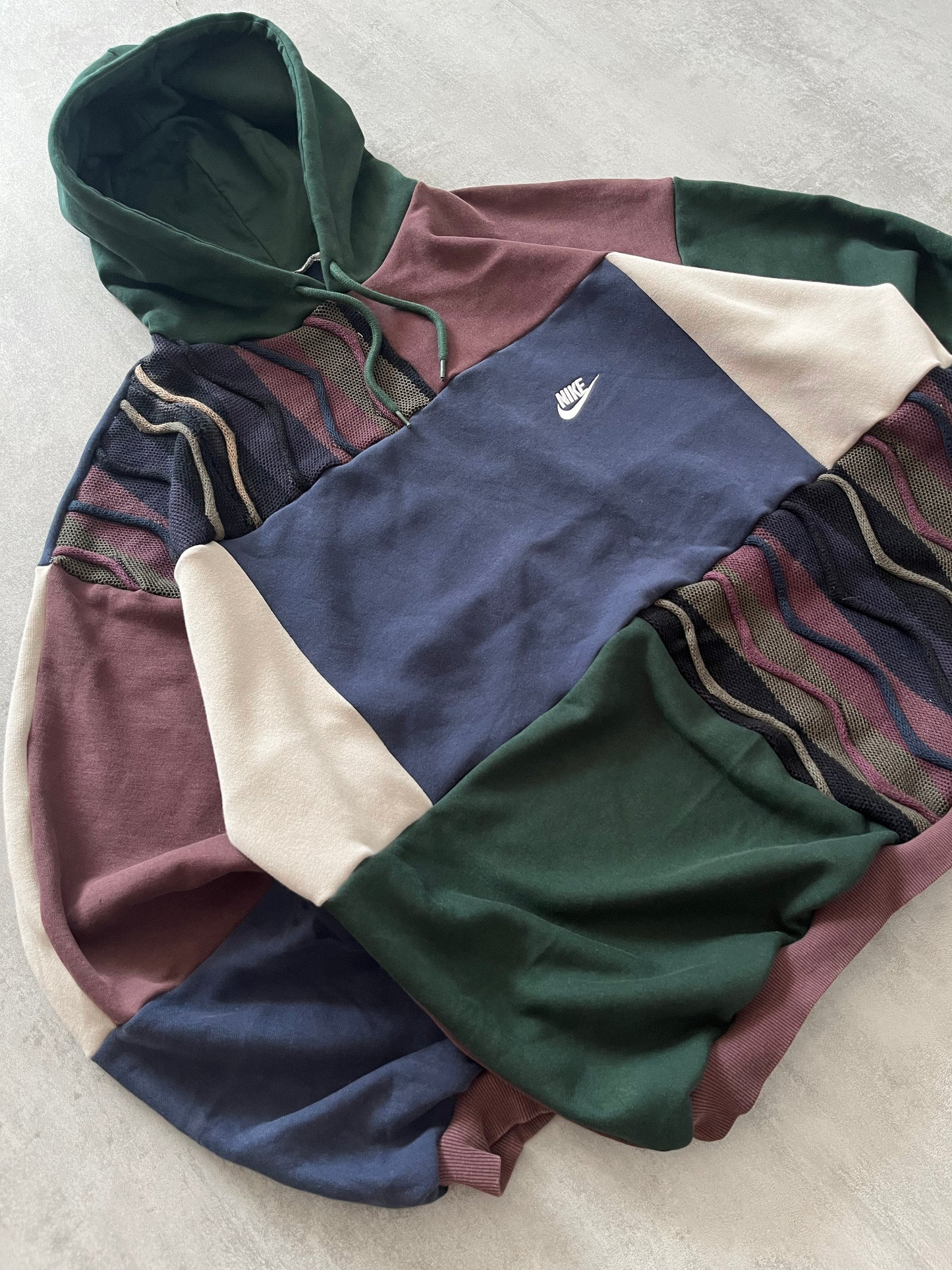 'PATCHWORK' HOODIE (XL)
