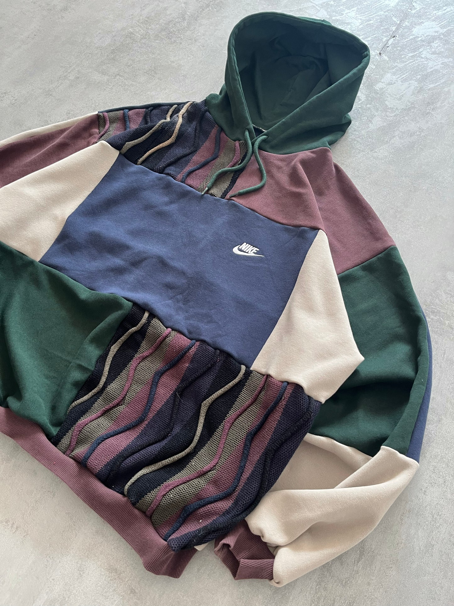 'PATCHWORK' HOODIE (XL)