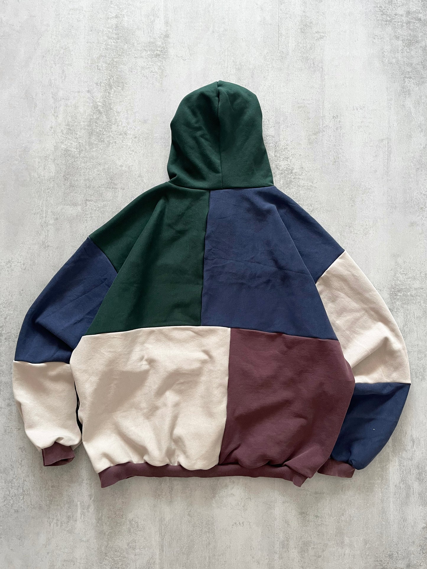 'PATCHWORK' HOODIE (XL)