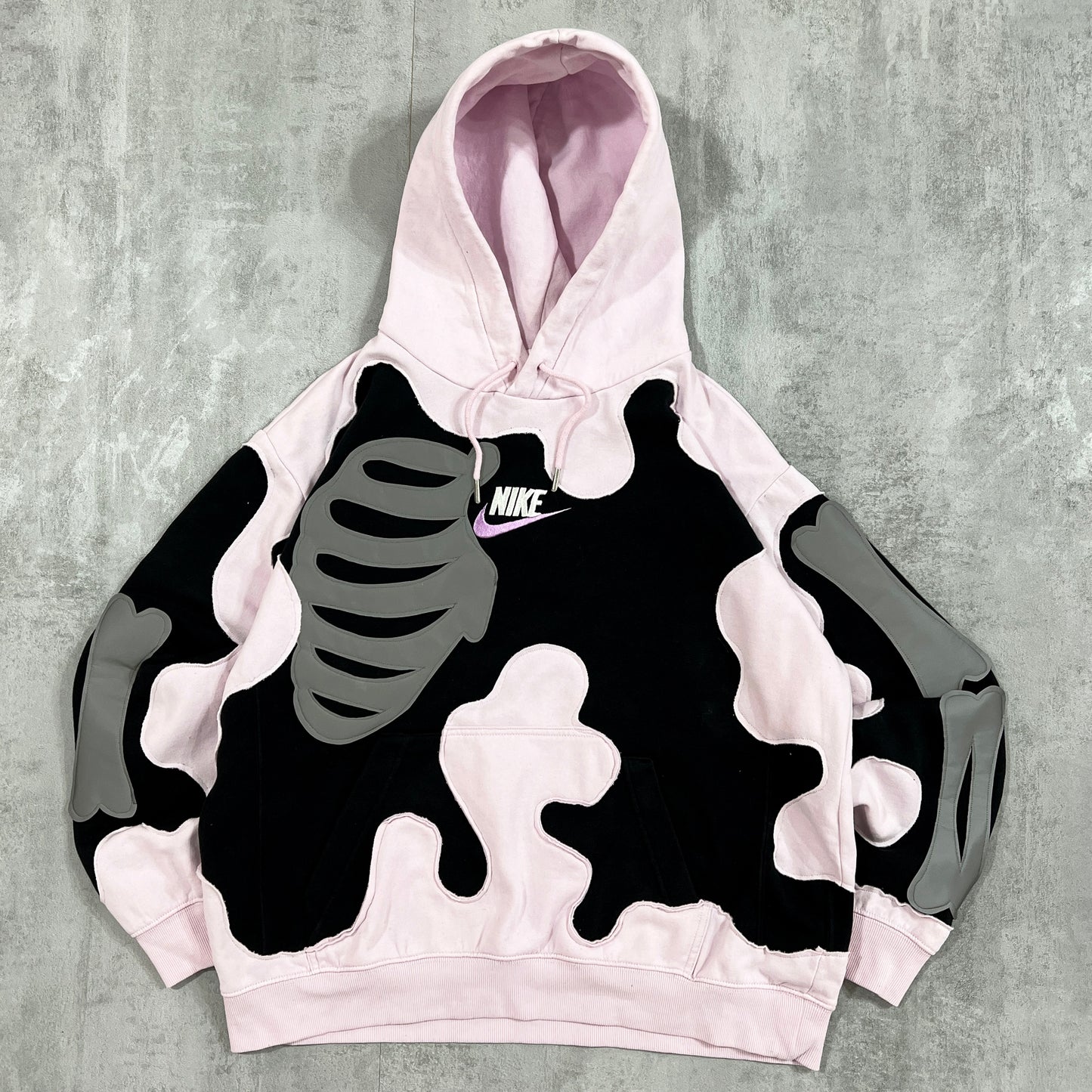 'BONES' REFLECTIVE HOODIE (w M)