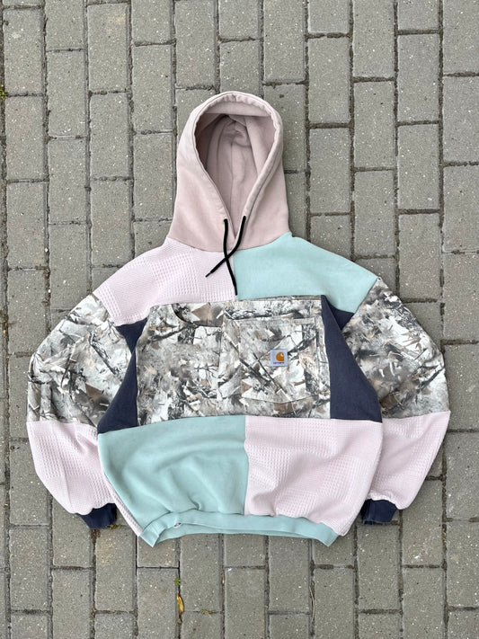 'PATCHWORK' HOODIE (XL)