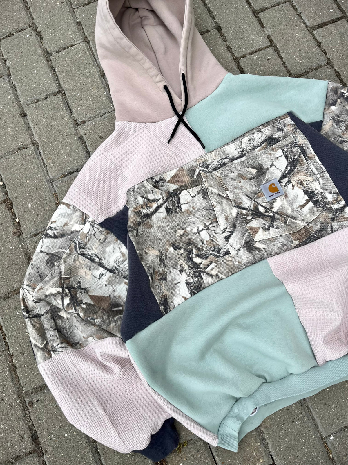 'PATCHWORK' HOODIE (XL)