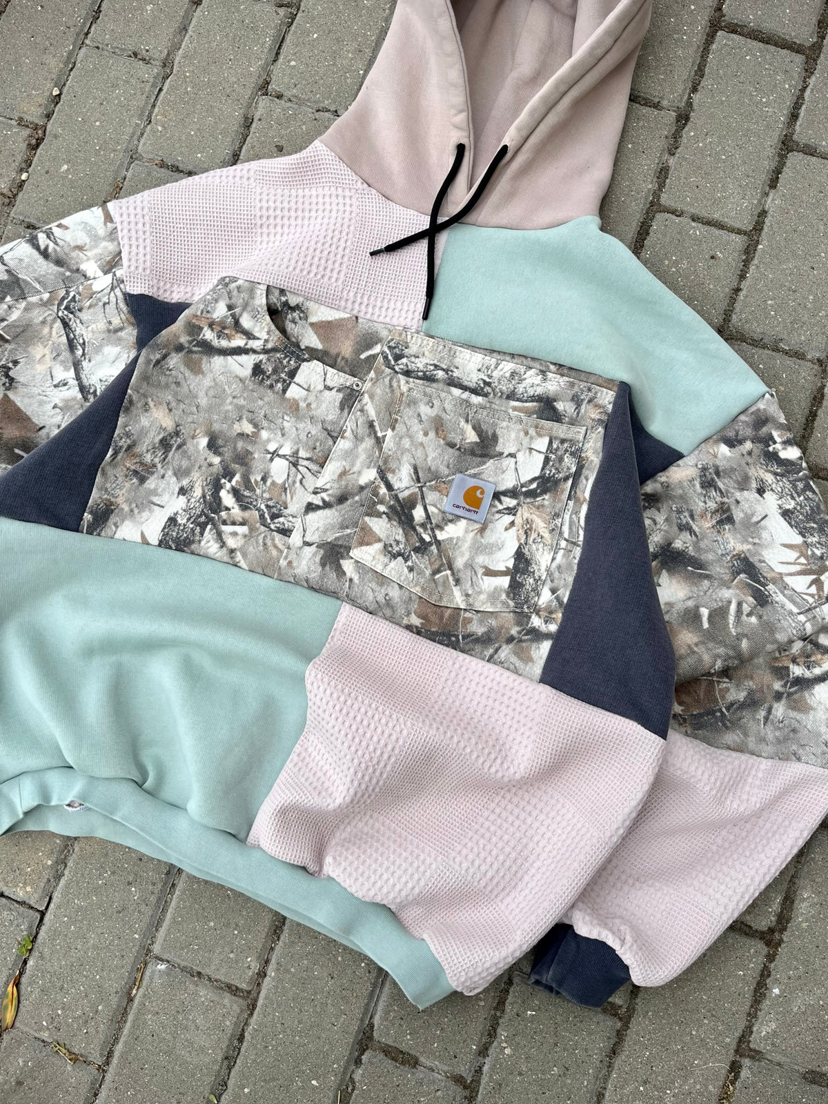 'PATCHWORK' HOODIE (XL)