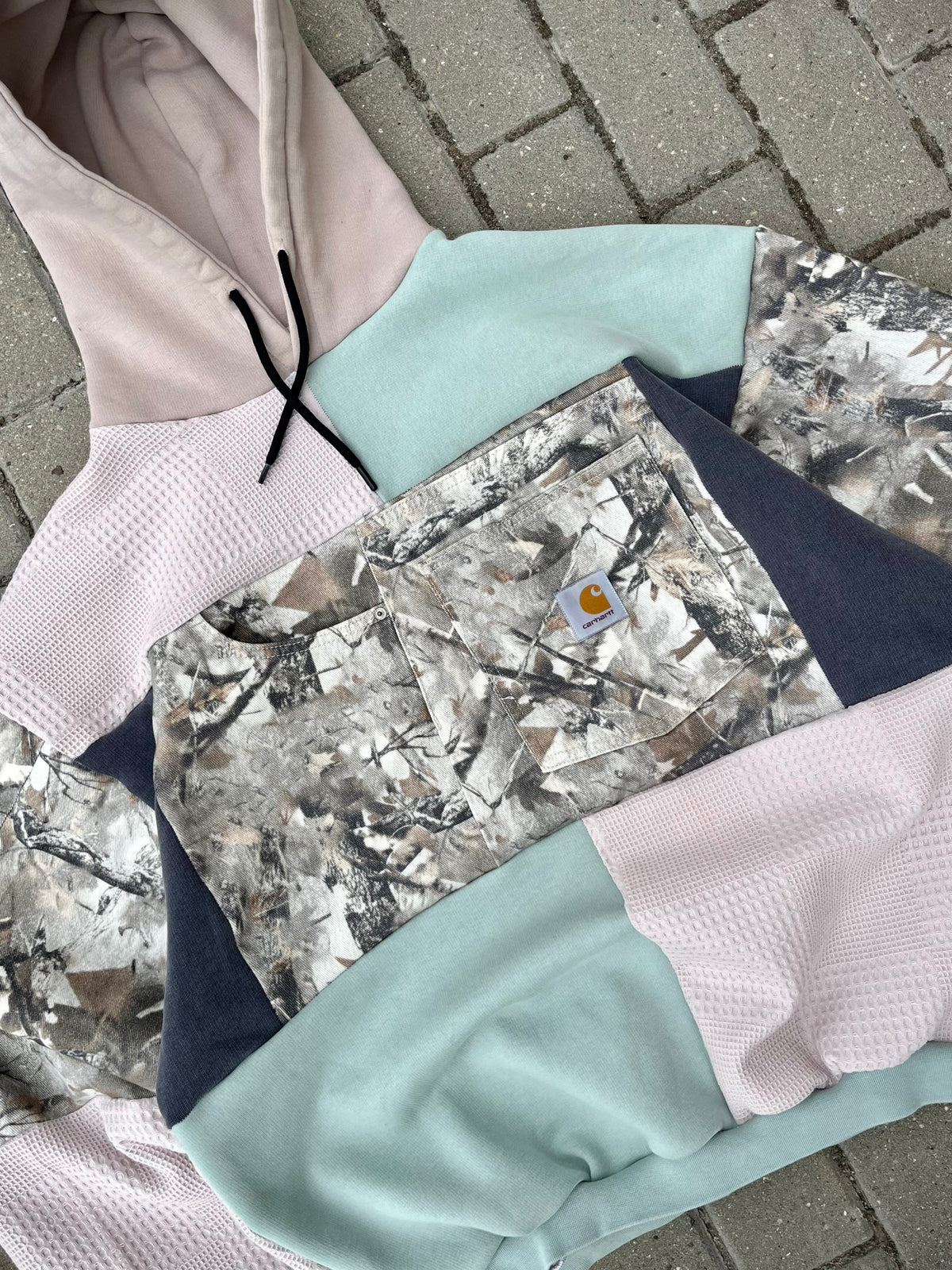 'PATCHWORK' HOODIE (XL)