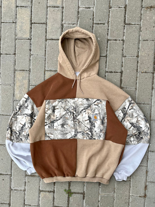 'PATCHWORK' HOODIE (XL)