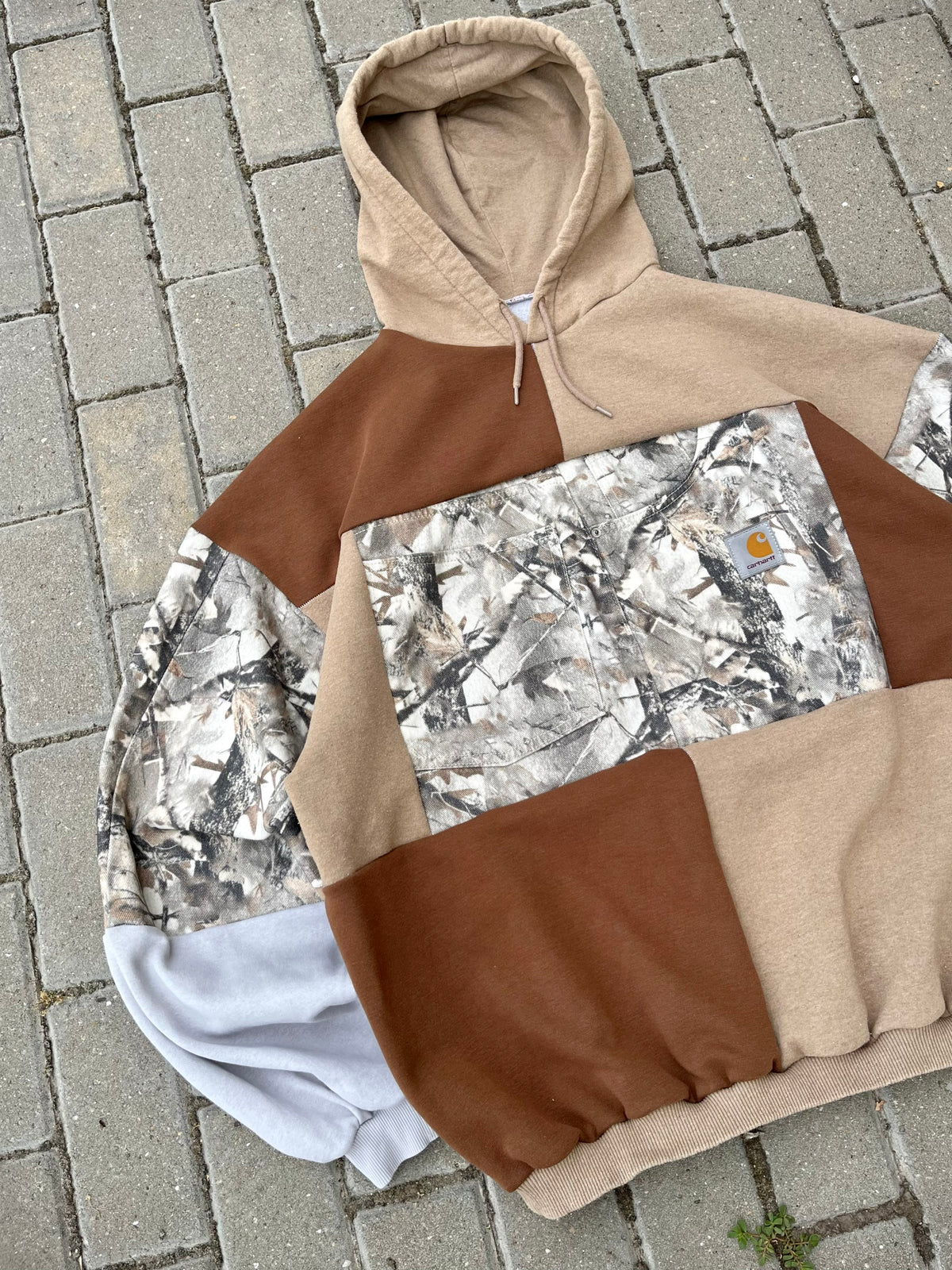'PATCHWORK' HOODIE (XL)