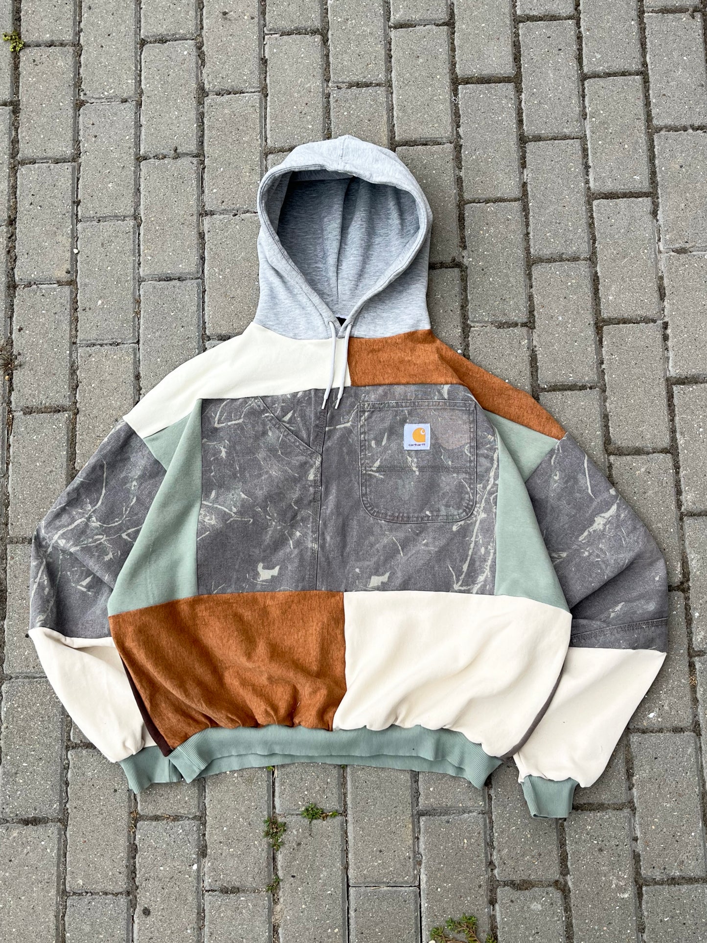 'PATCHWORK' HOODIE (XL)
