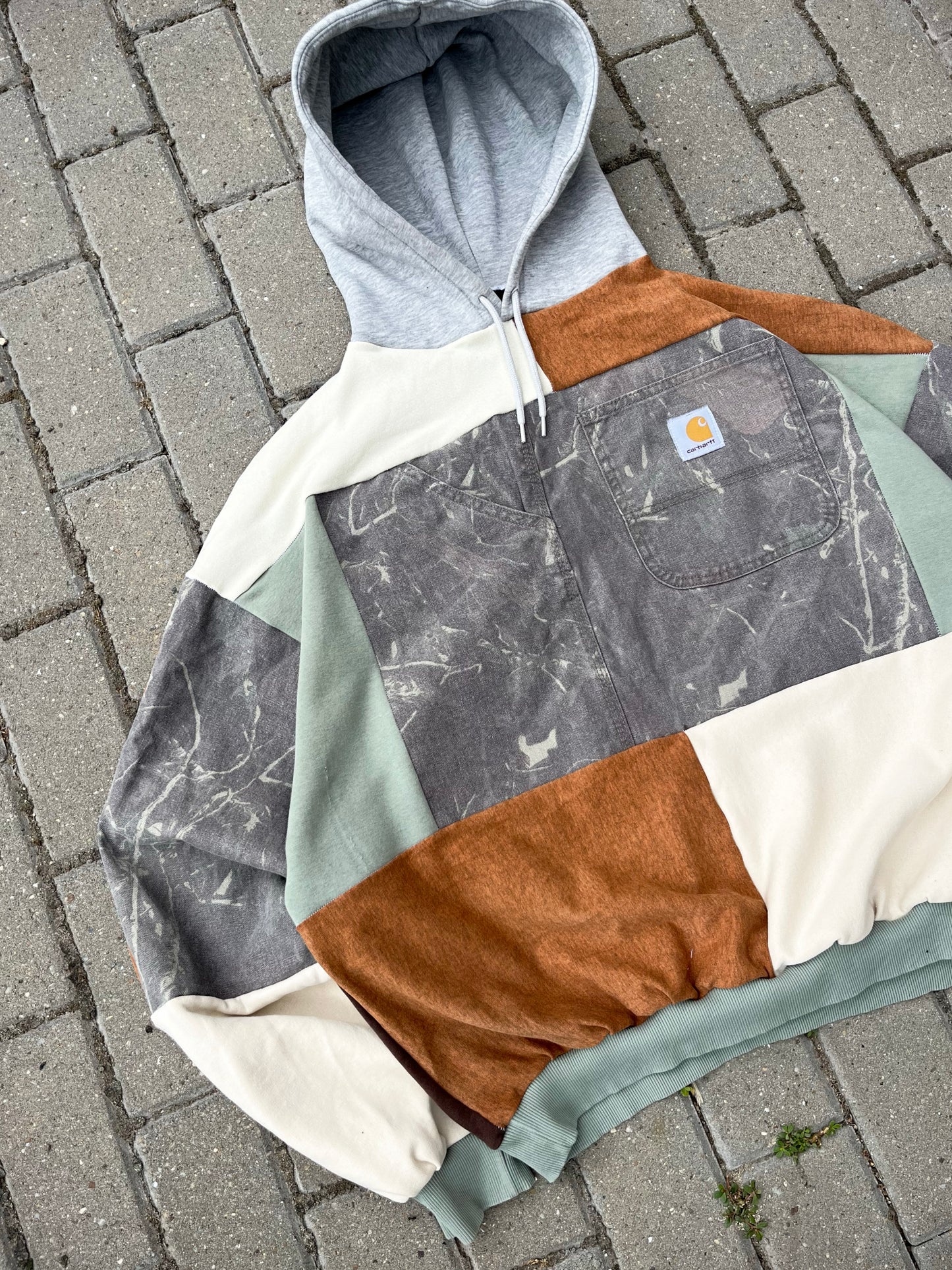'PATCHWORK' HOODIE (XL)