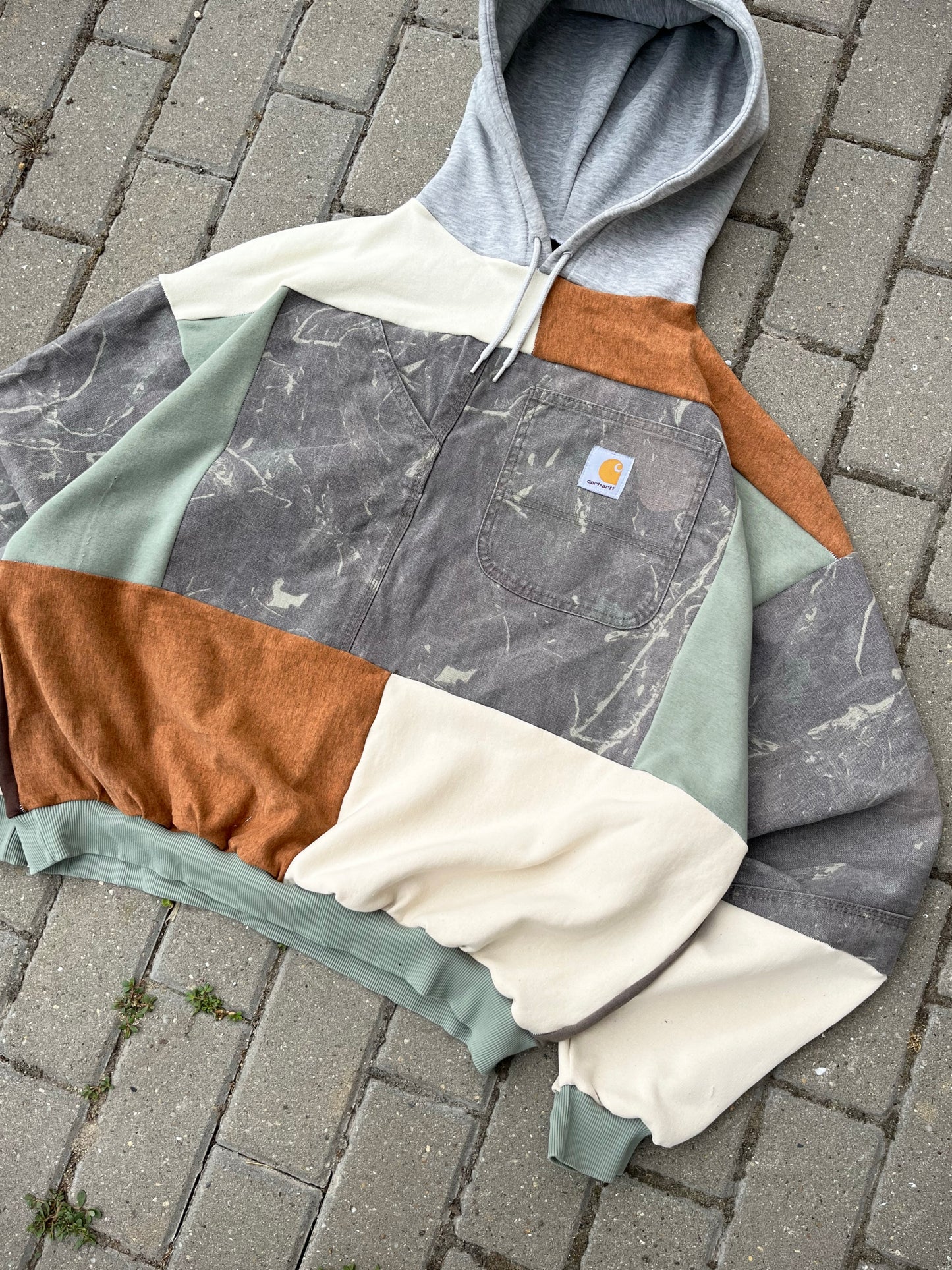 'PATCHWORK' HOODIE (XL)