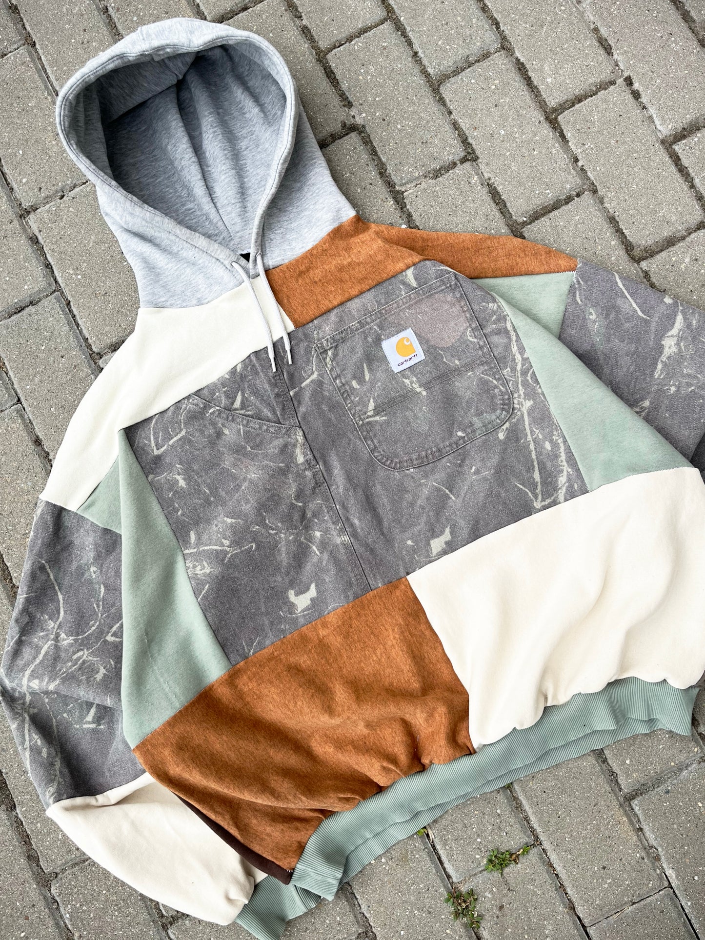 'PATCHWORK' HOODIE (XL)
