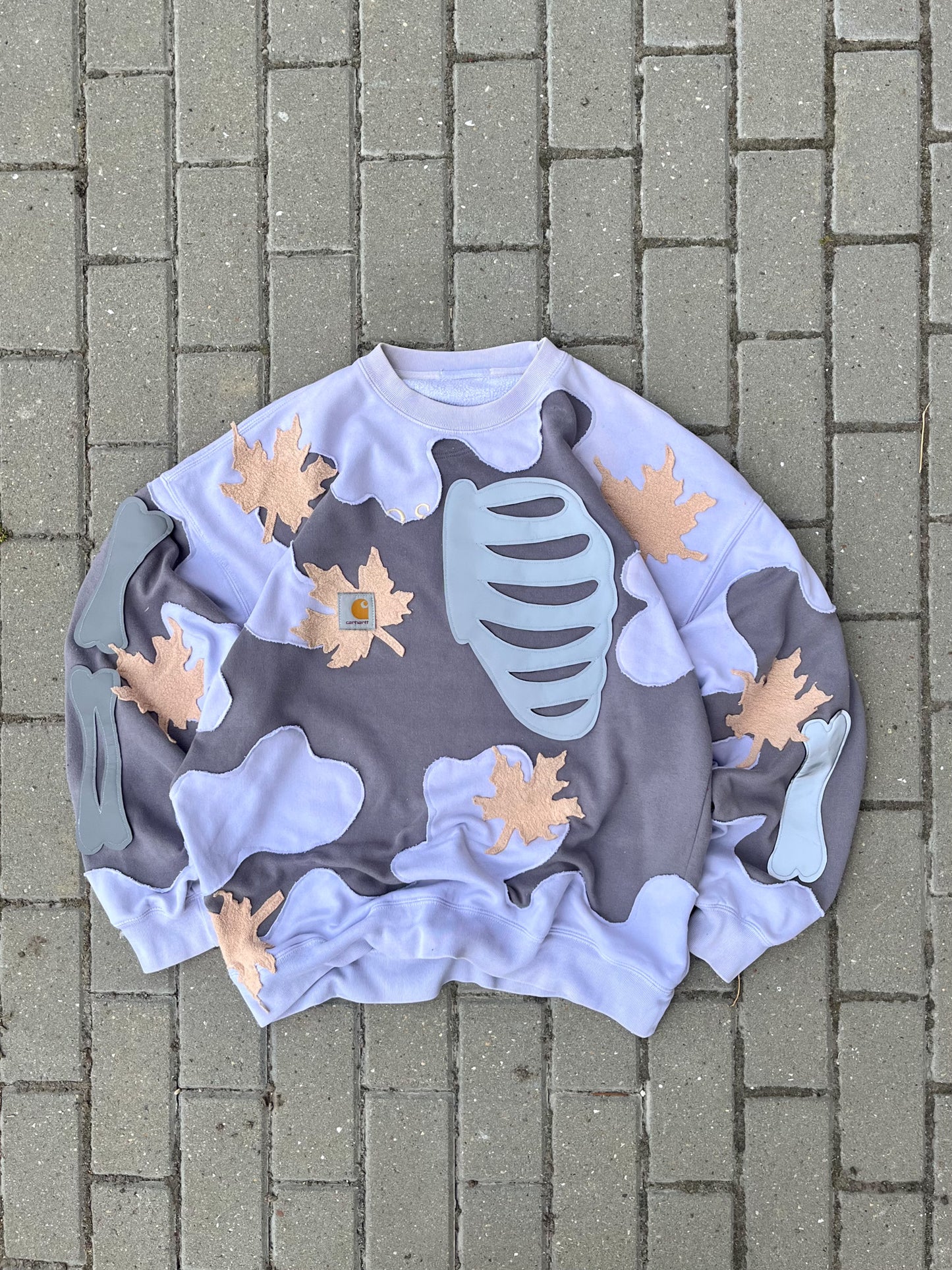 'LEAVES' REFLECTIVE SWEATSHIRT (XL)