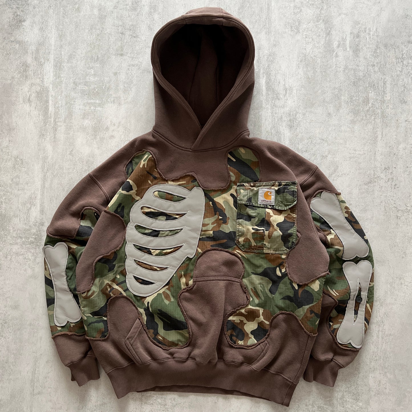 'CAMO' REFLECTIVE HOODIE (L)
