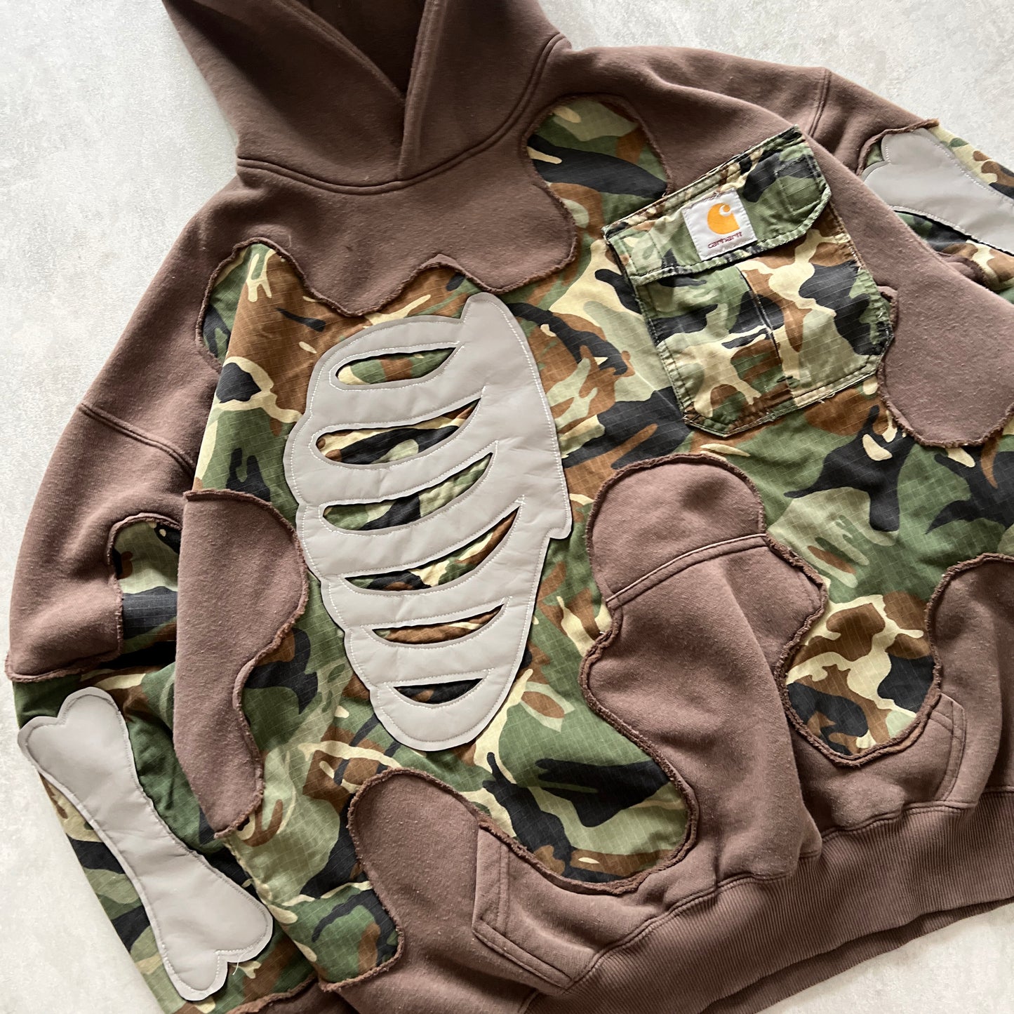 'CAMO' REFLECTIVE HOODIE (L)