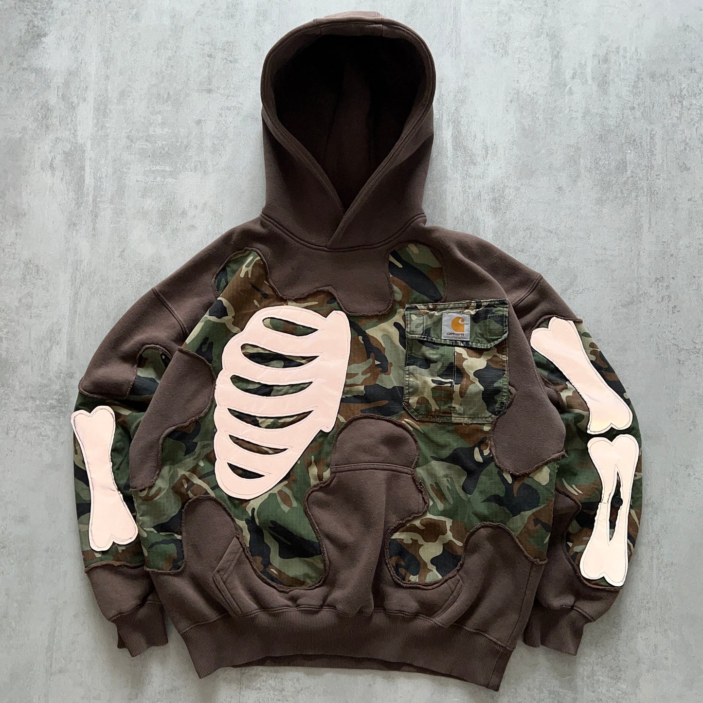 'CAMO' REFLECTIVE HOODIE (L)