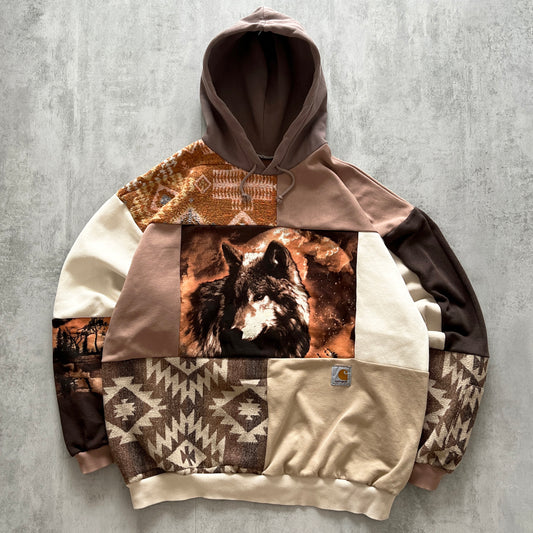 'PATCHWORK' HOODIE (XXL)