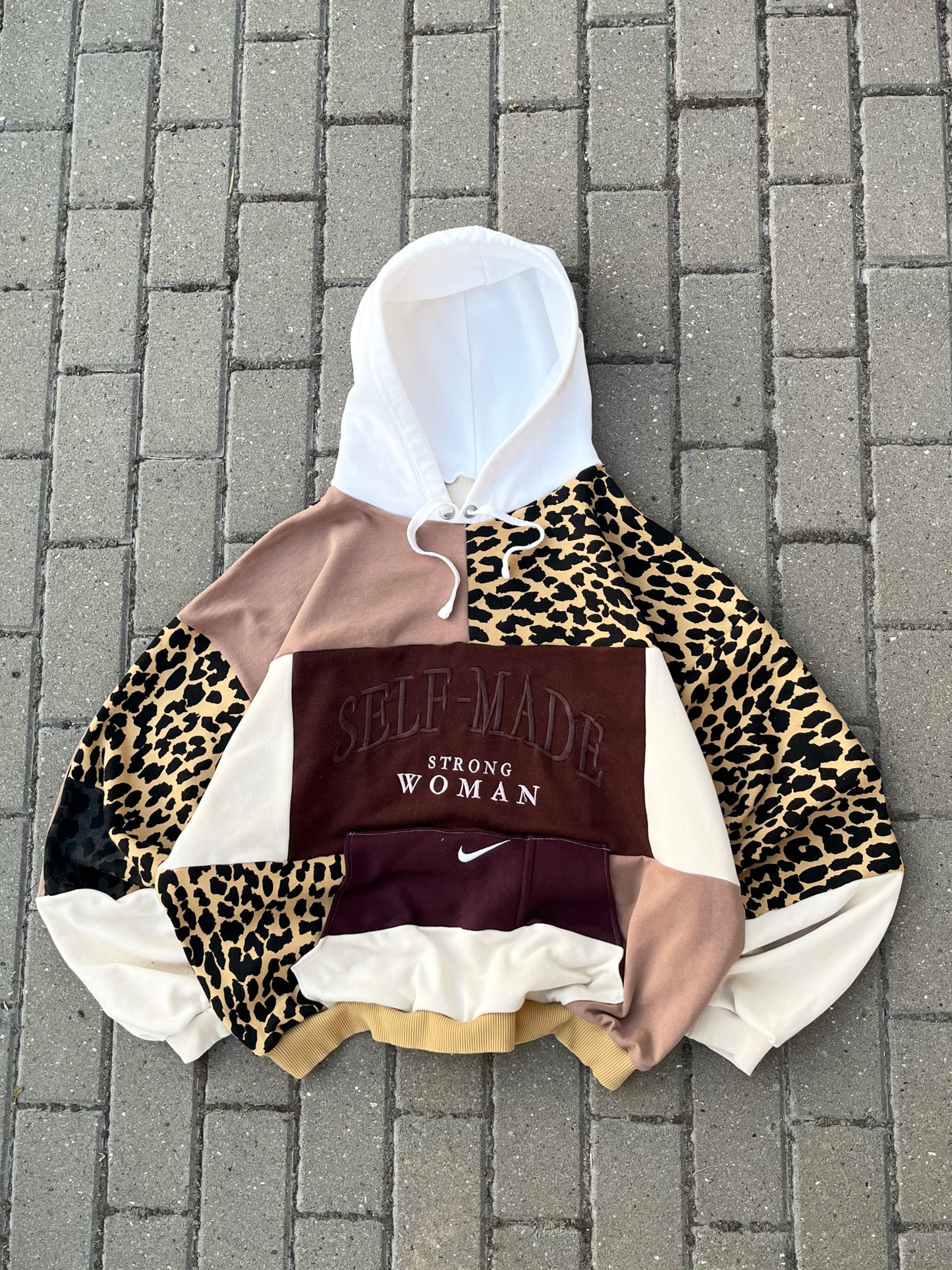 'PATCHWORK' HOODIE (XL)