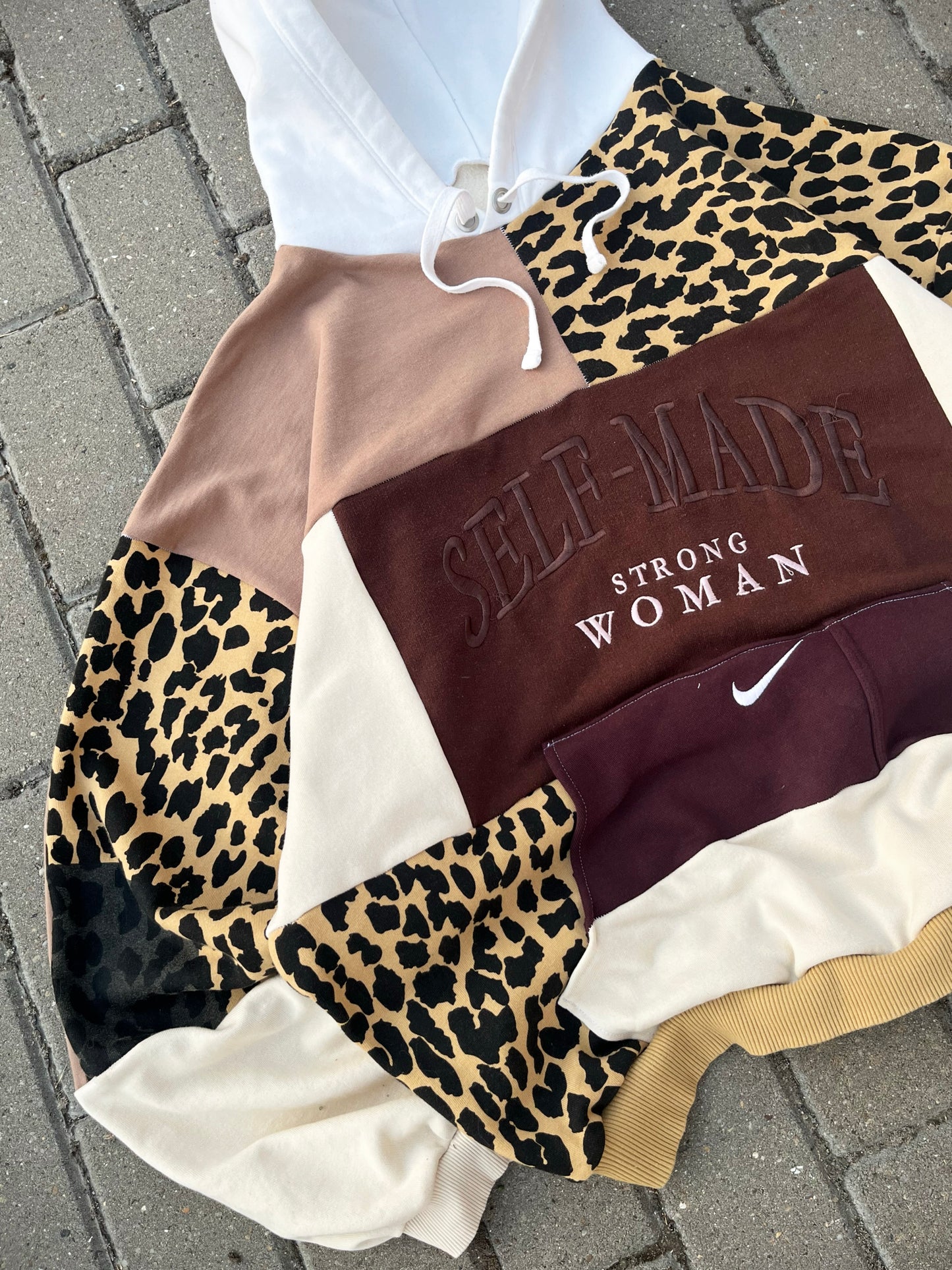 'PATCHWORK' HOODIE (XL)