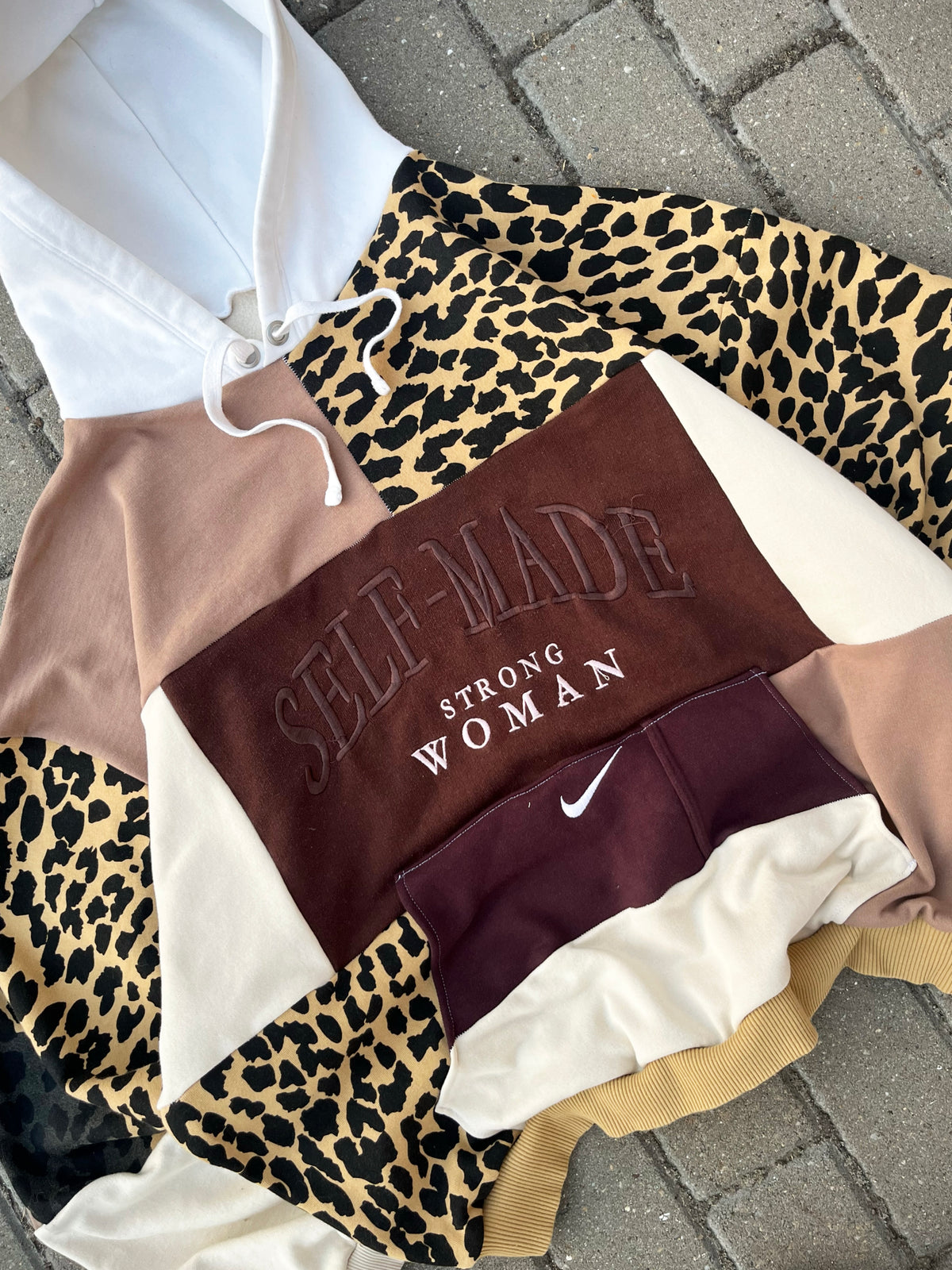 'PATCHWORK' HOODIE (XL)