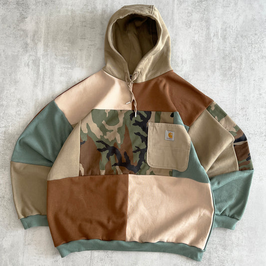 'PATCHWORK' HOODIE (XXL)