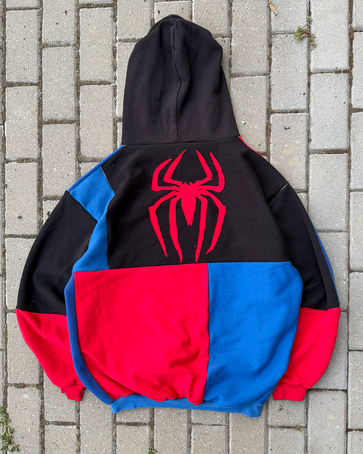 'SPIDEY' REWORKED HOODIE (XL)