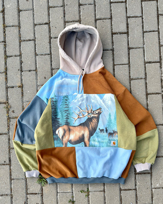 'NATURE' REWORKED HOODIE (XXL)