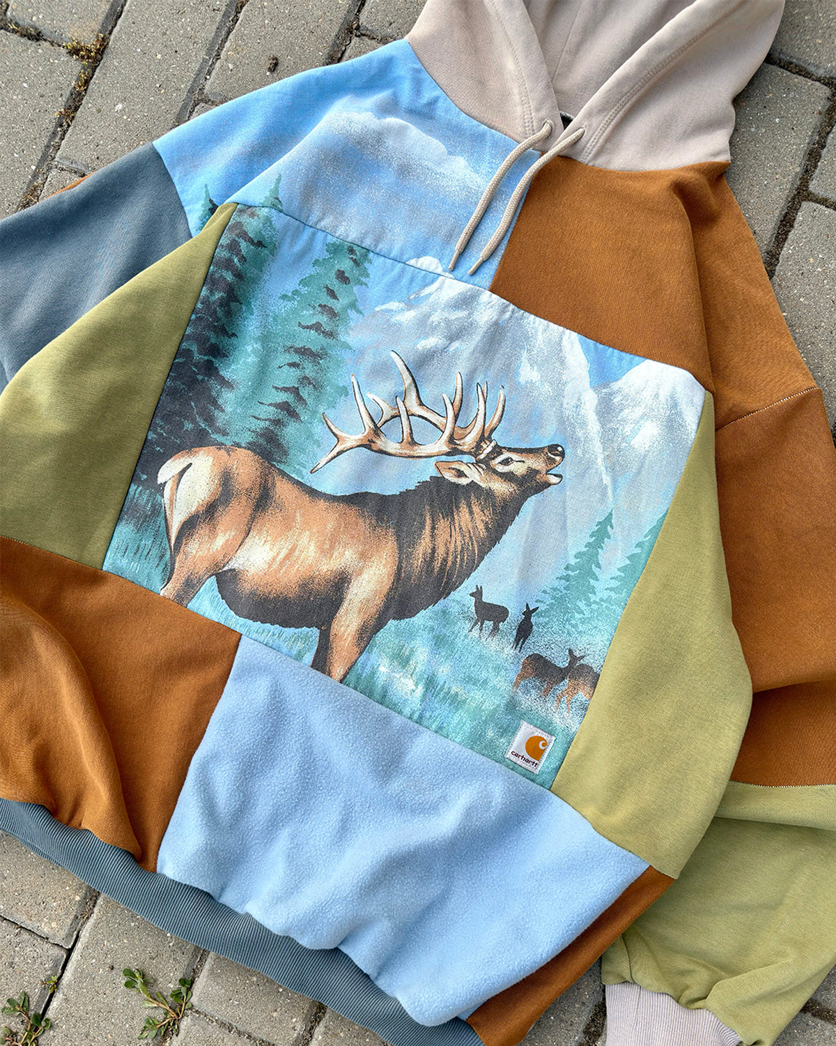 'NATURE' REWORKED HOODIE (XXL)