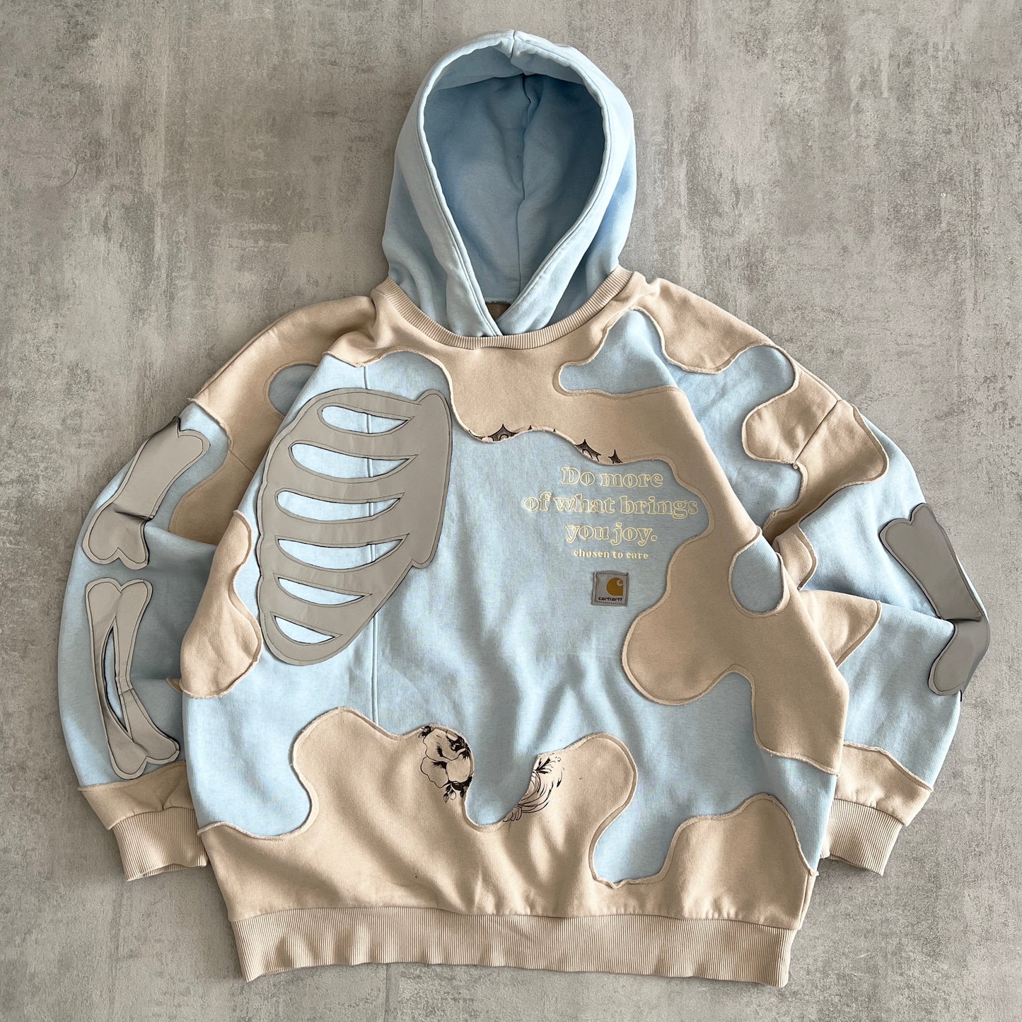 'DO MORE OF WHAT BRINGS YOU JOY' REFLECTIVE HOODIE (XL)