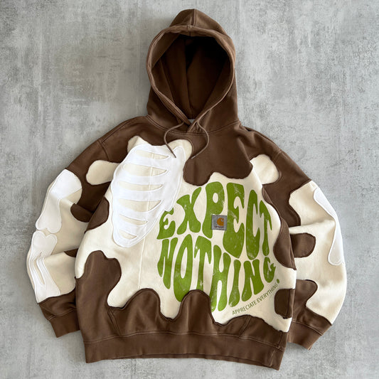 'EXPECT NOTHING' HOODIE (M)