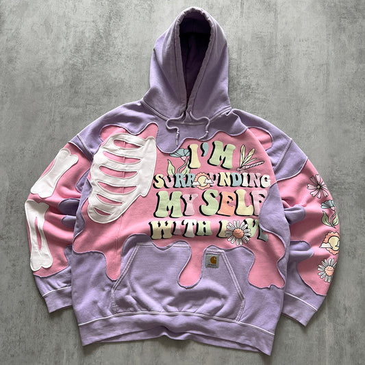 'WITH LOVE' HOODIE (L)