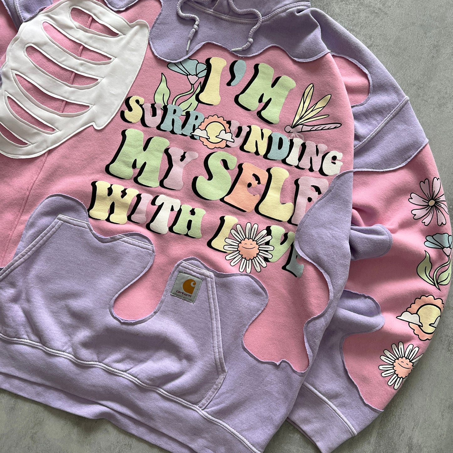 'WITH LOVE' HOODIE (L)