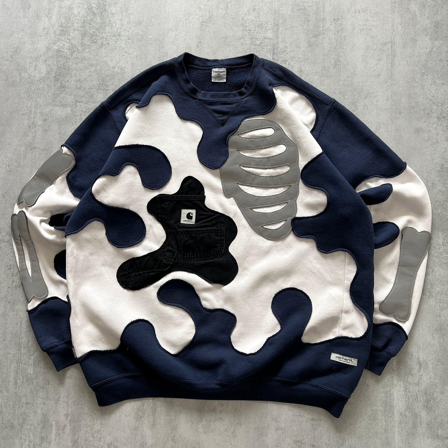 'BONES' REFLECTIVE SWEATSHIRT (XL)