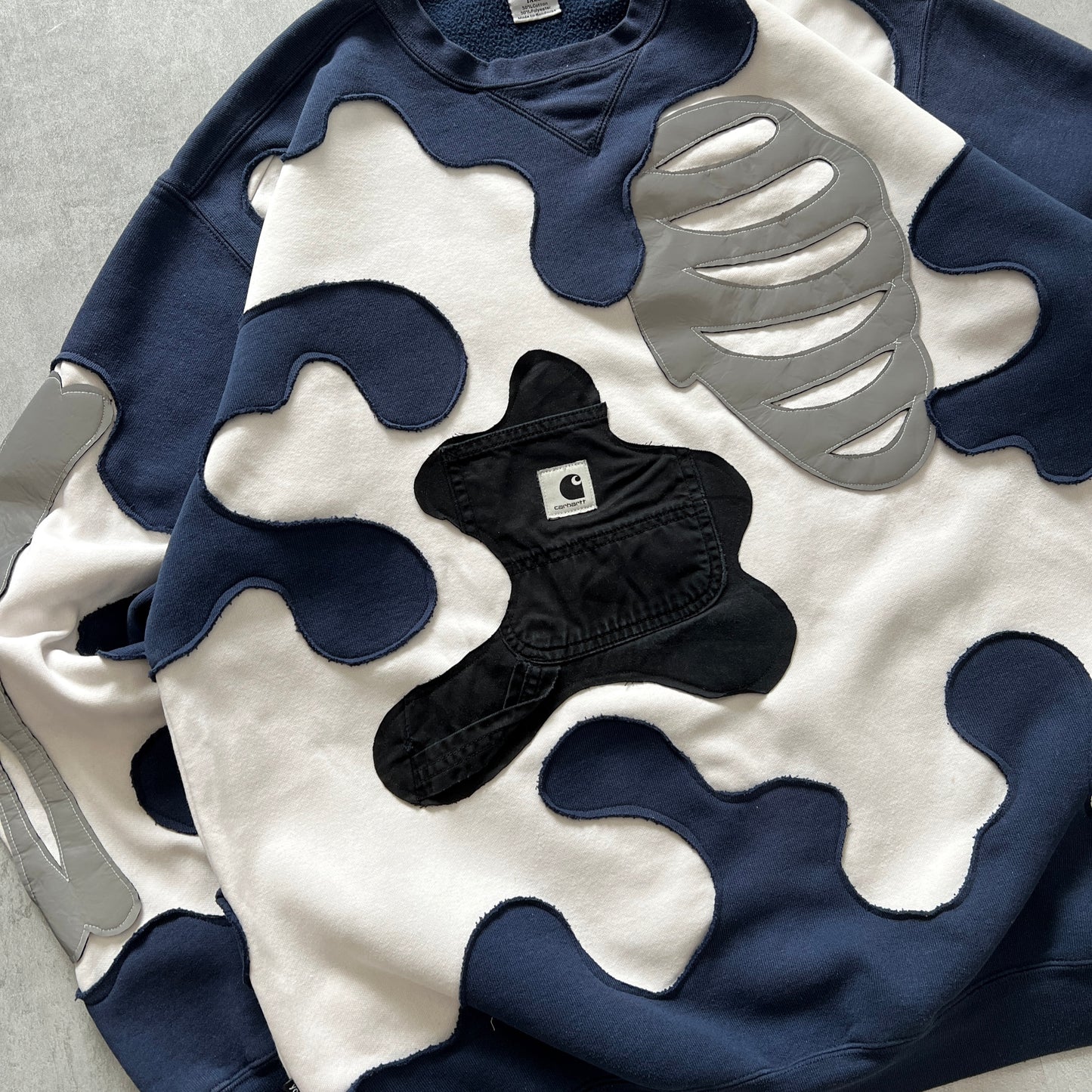 'BONES' REFLECTIVE SWEATSHIRT (XL)
