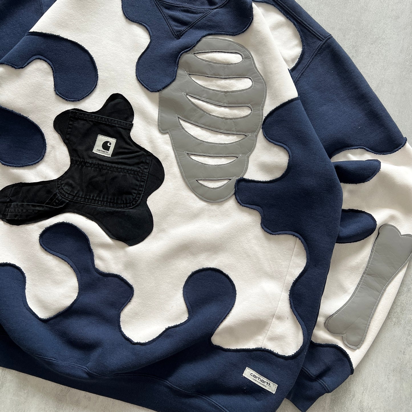 'BONES' REFLECTIVE SWEATSHIRT (XL)