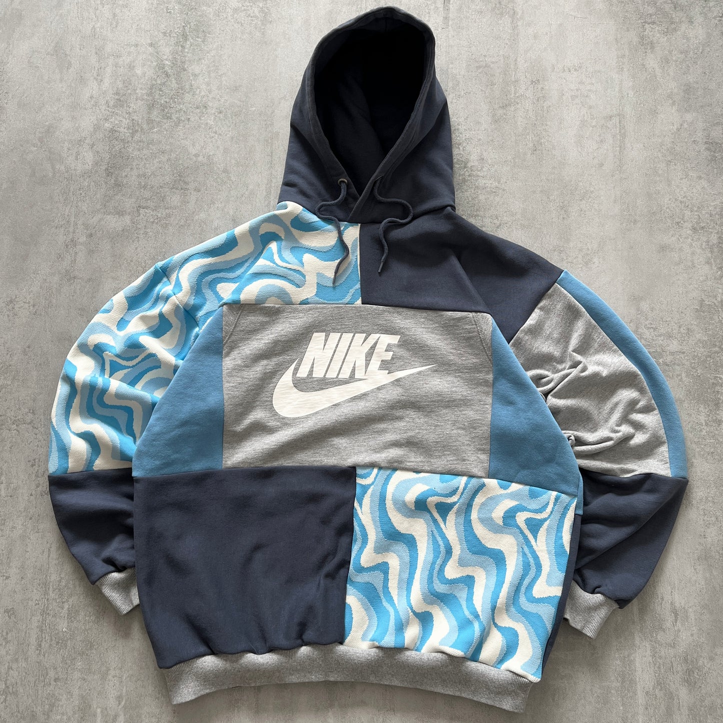 'PATCHWORK' HOODIE (XL)