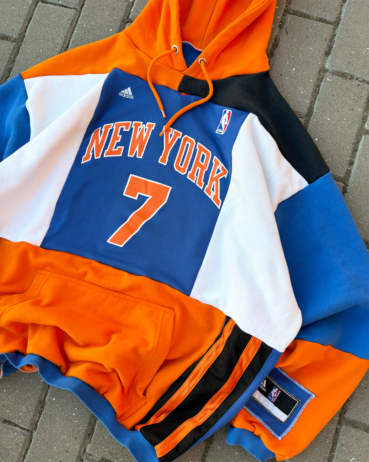 'ANTHONY' PATCHWORK HOODIE (XXL)
