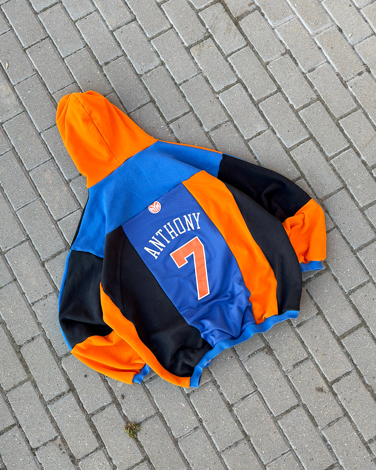 'ANTHONY' PATCHWORK HOODIE (XXL)