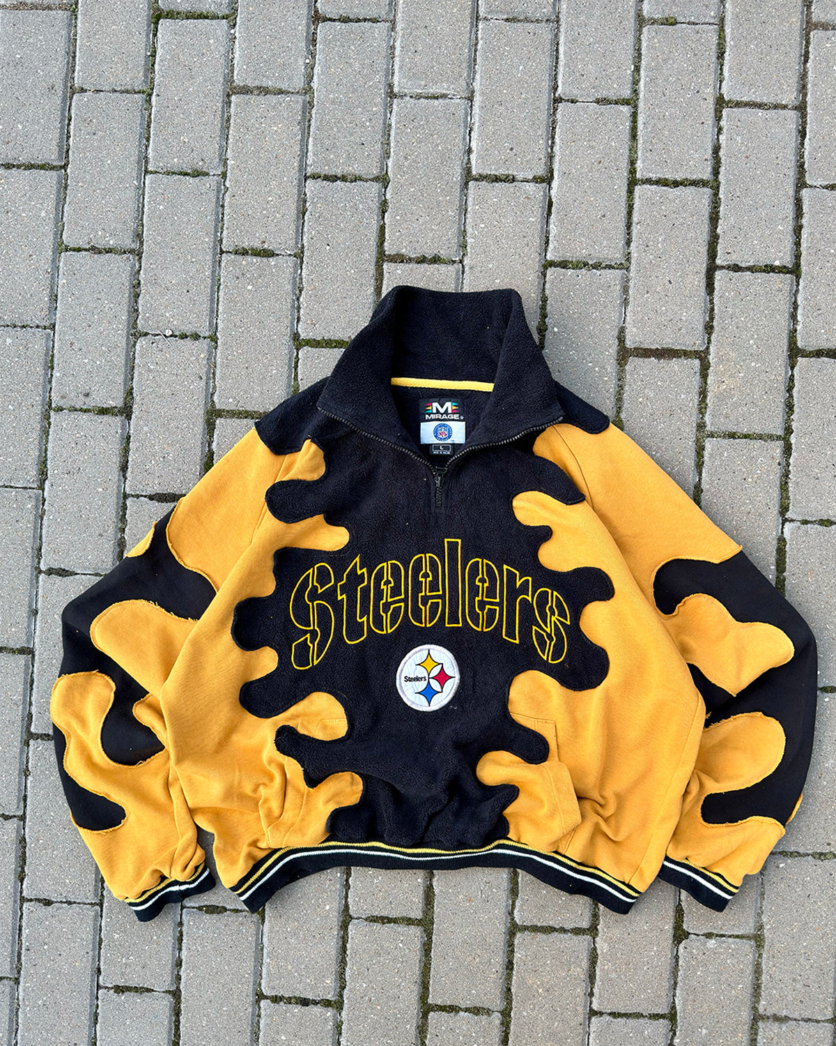 'STEELERS' REWORKED VINTAGE SWEATSHIRT (L)
