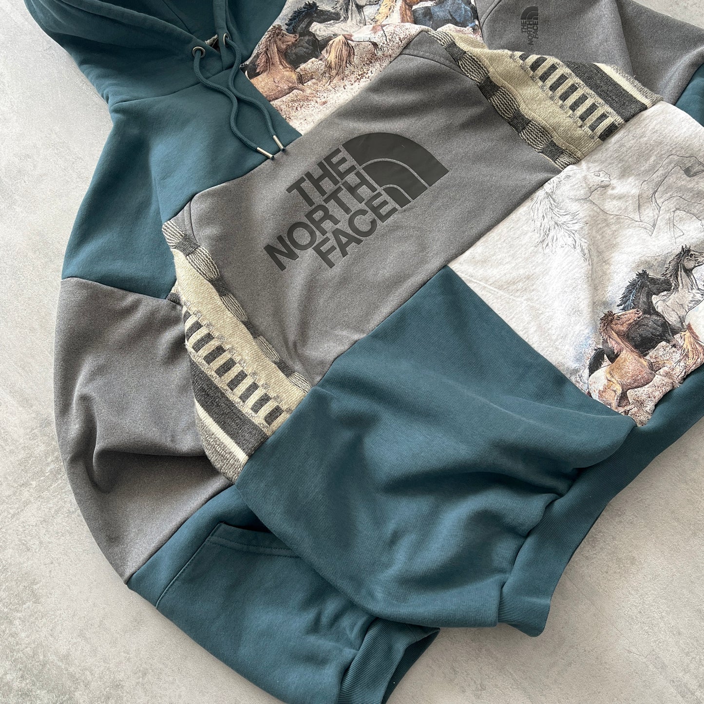 'PATCHWORK' HOODIE (XL)