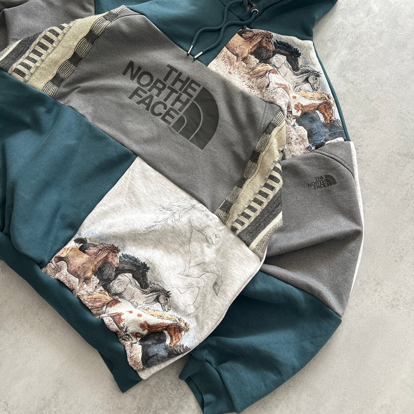 'PATCHWORK' HOODIE (XL)