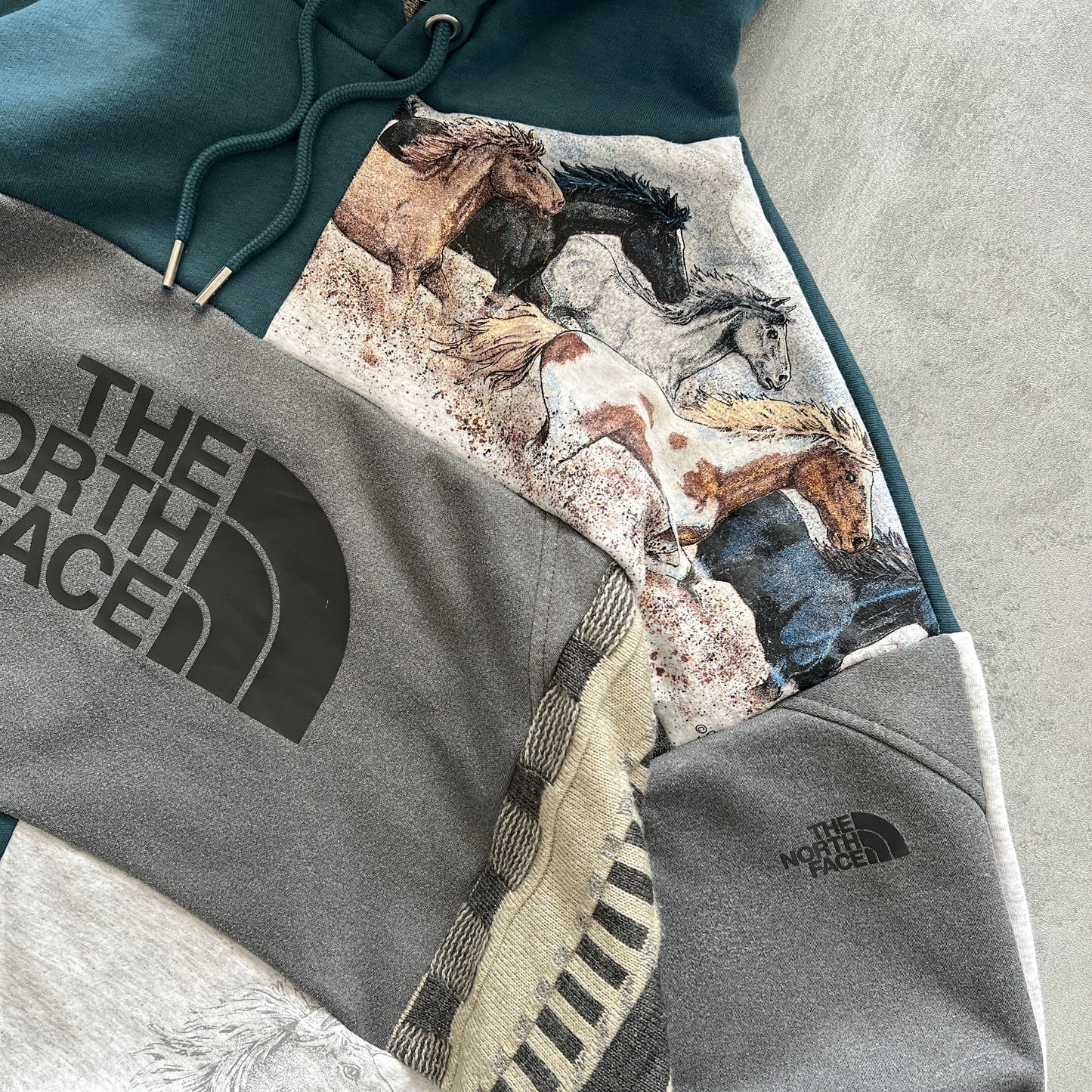 'PATCHWORK' HOODIE (XL)