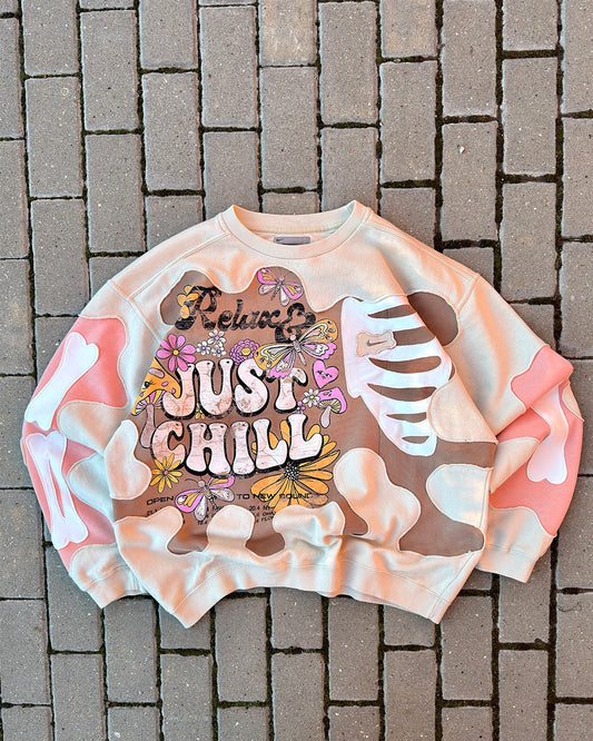 'JUST CHILL' SWEATSHIRT (XXL)