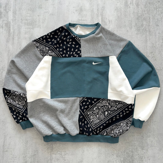 'PATCHWORK' SWEATSHIRT (XL)