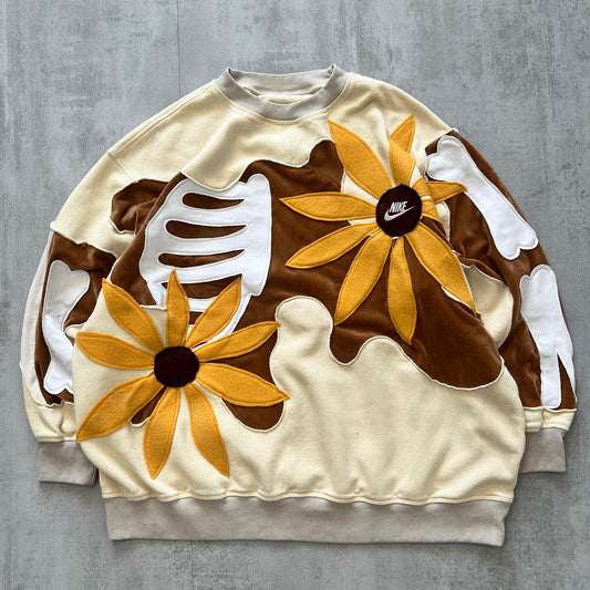 'SUNFLOWERS' SWEATSHIRT (w L)