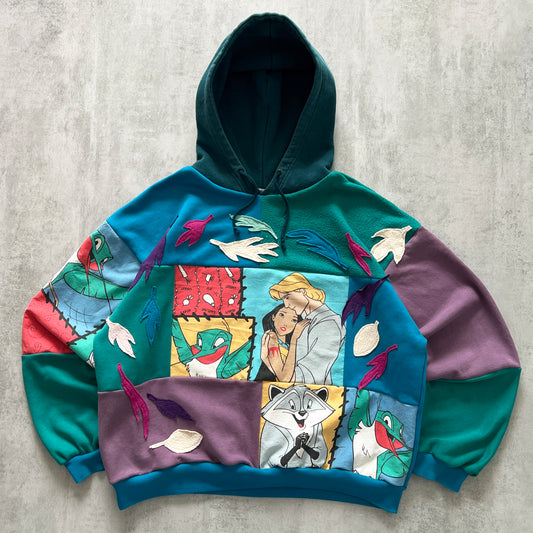 'POCAHONTAS' PATCHWORK HOODIE (L)